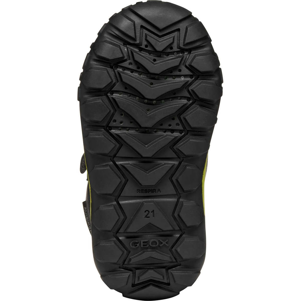 Bottes Mi-Mollet B TREKKYUP B ABX noir/vert fluo, GEOX