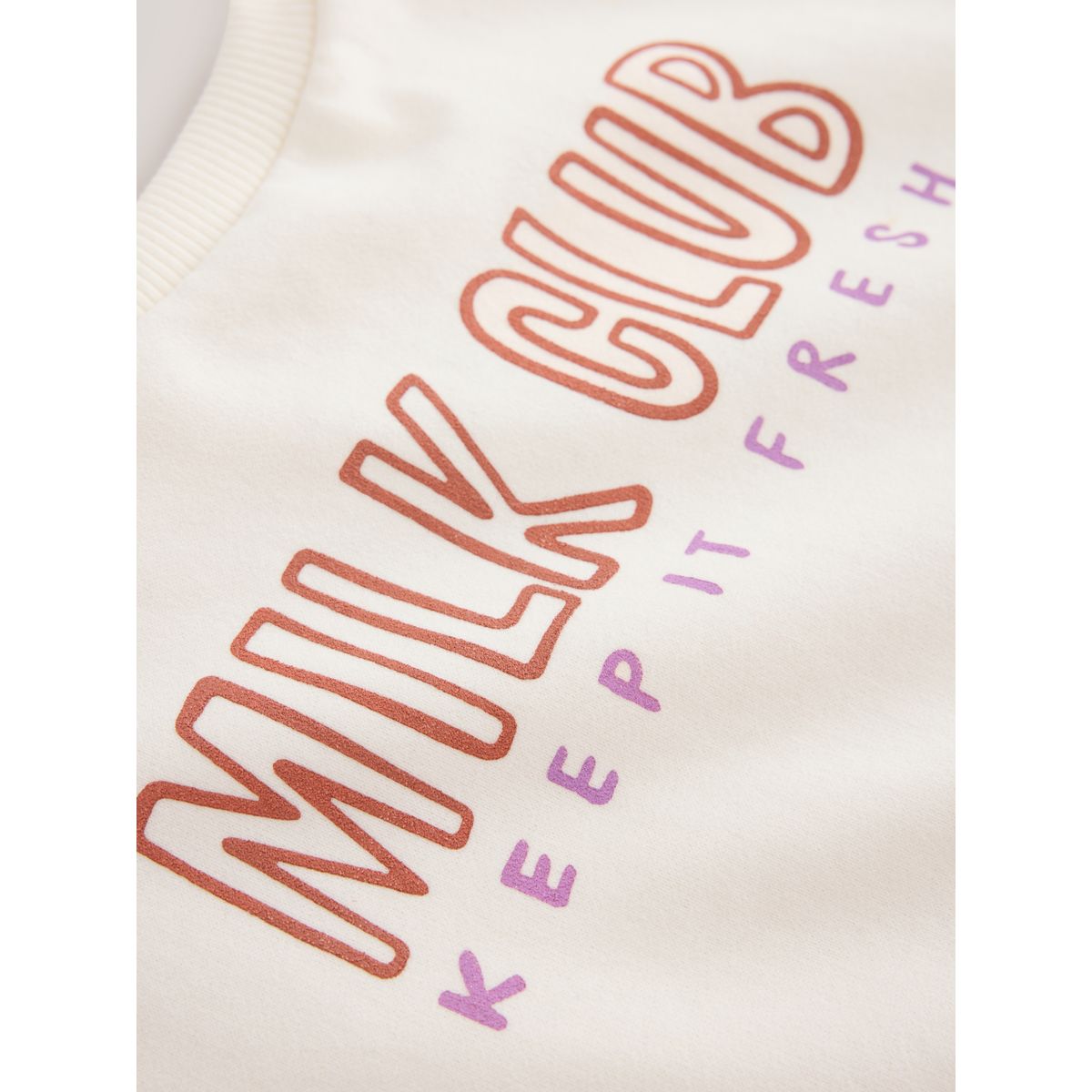 Sweatshirt de cou d'équipage lait à la crème, NEXT