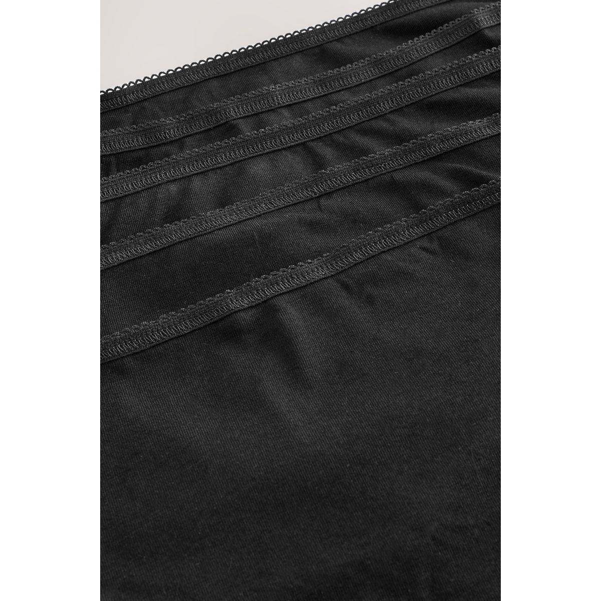 Culotte en coton majoritaire, lot de 5 noir, NEXT