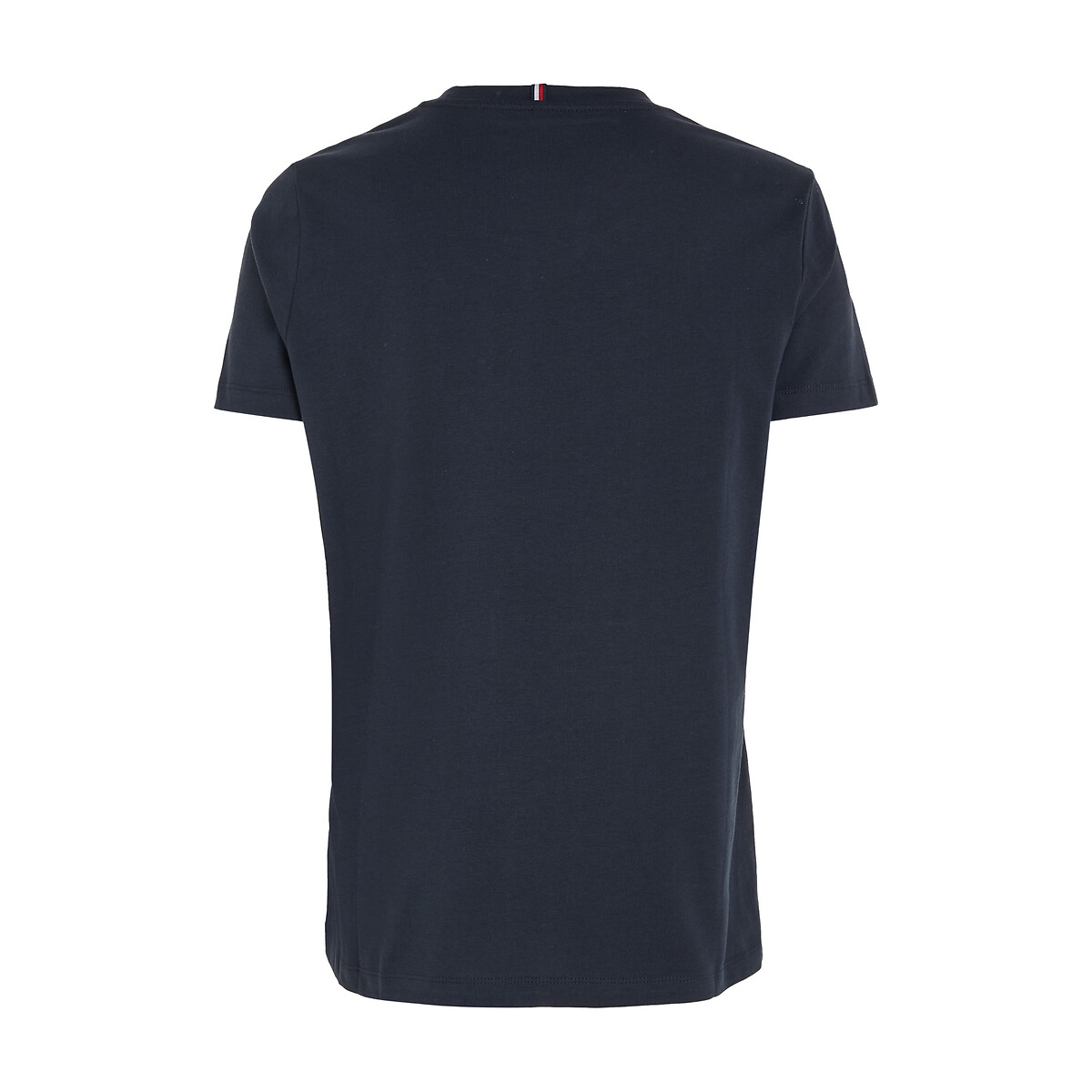 Cotton Crew Neck T-Shirt with Short Sleeves navy, TOMMY HILFIGER