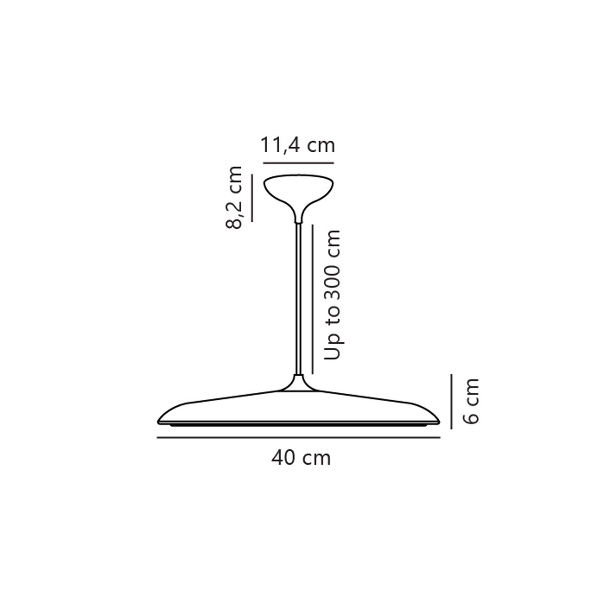 Suspension minimaliste et moderne en métal, ARTIST inox, DESIGN FOR THE PEOPLE