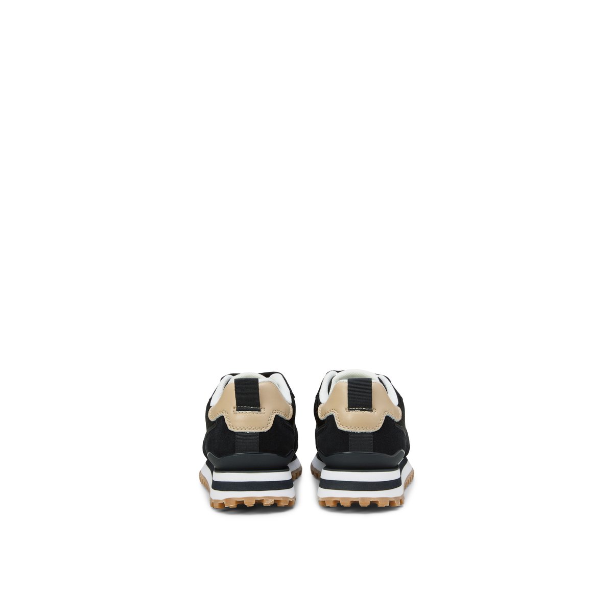 Baskets Modèle Bjorna en cuir velours et mesh bleu moyen, MARC O'POLO