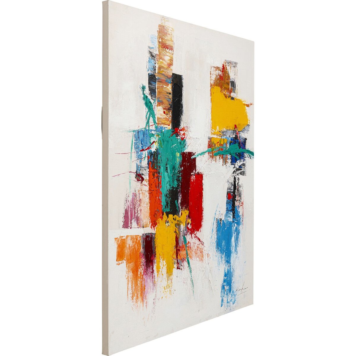 Peinture, BE HAPPY multicolore, KARE DESIGN