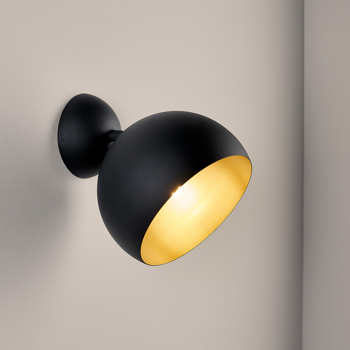 Applique orientable en métal fer, Zinor noir, LA REDOUTE INTERIEURS