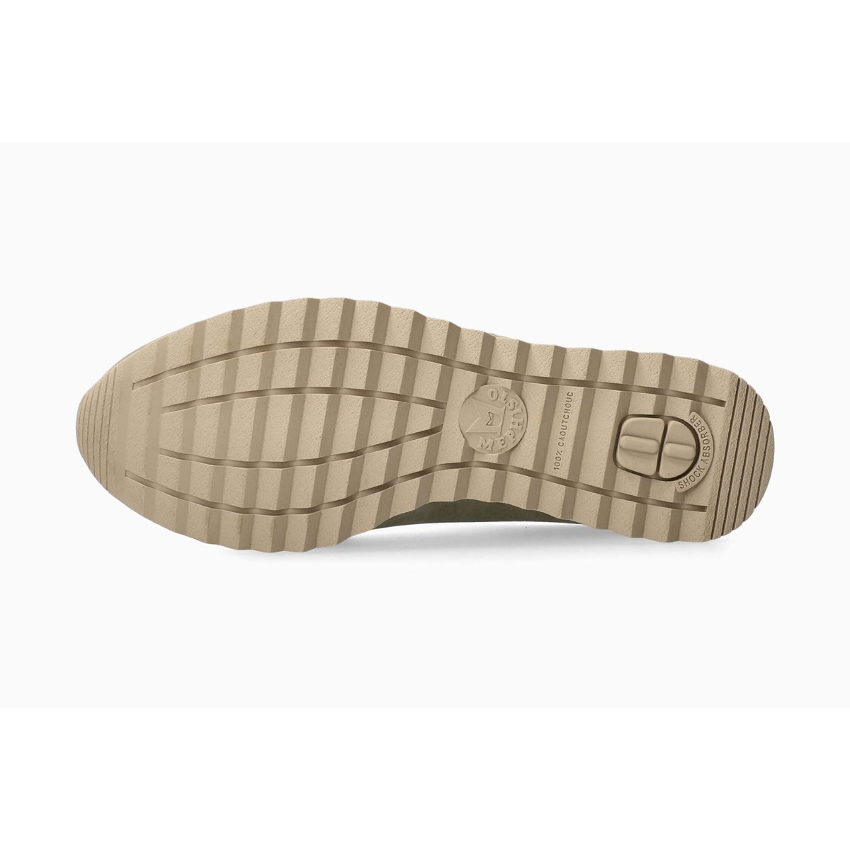 Baskets en cuir / textile TOPAZIA vert 5129, MEPHISTO