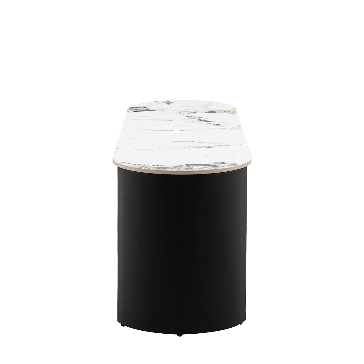 Maurice Marble & Metal Media Unit white marble, ÉDITÉ