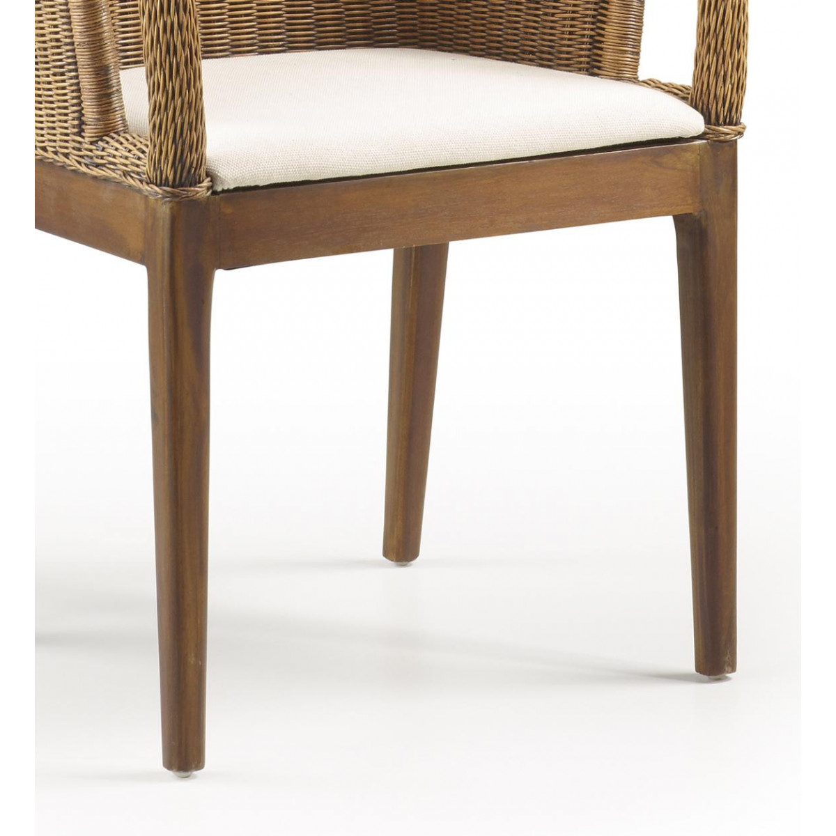 Chaise rotin marron, DECORATION D’AUTREFOIS