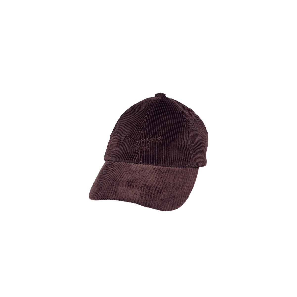 Cord-Cap en un mélange de coton bio tout doux marron foncé, MARC O’POLO DENIM