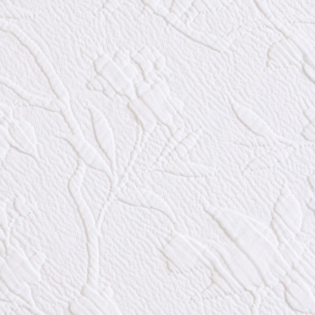 Nessa Quilted Cushion Cover white, LA REDOUTE INTERIEURS