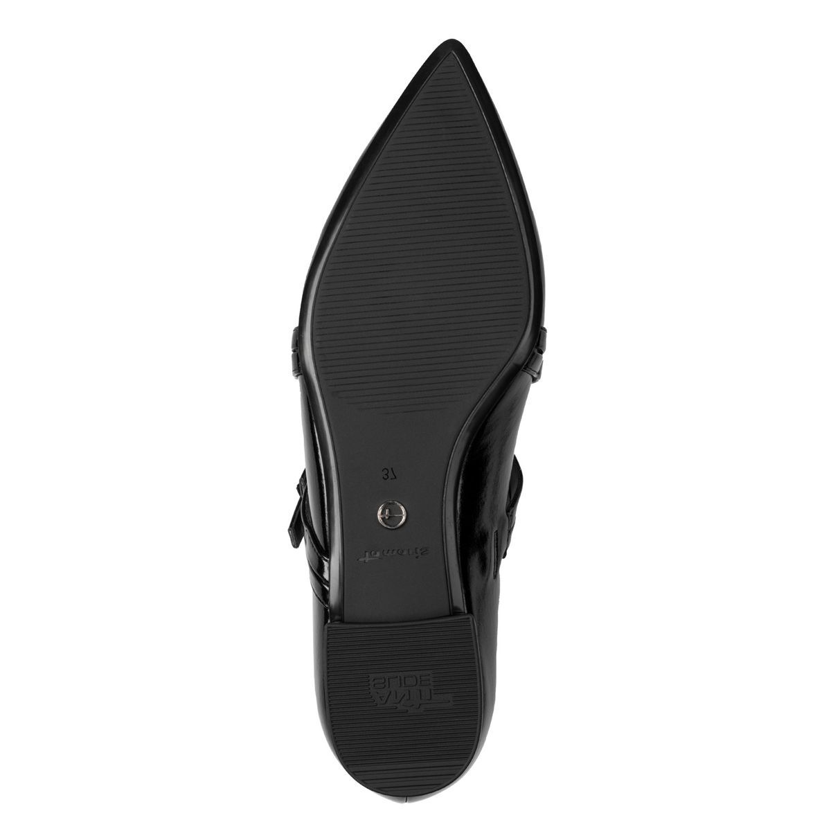 Ballerine talon bloc noir, TAMARIS