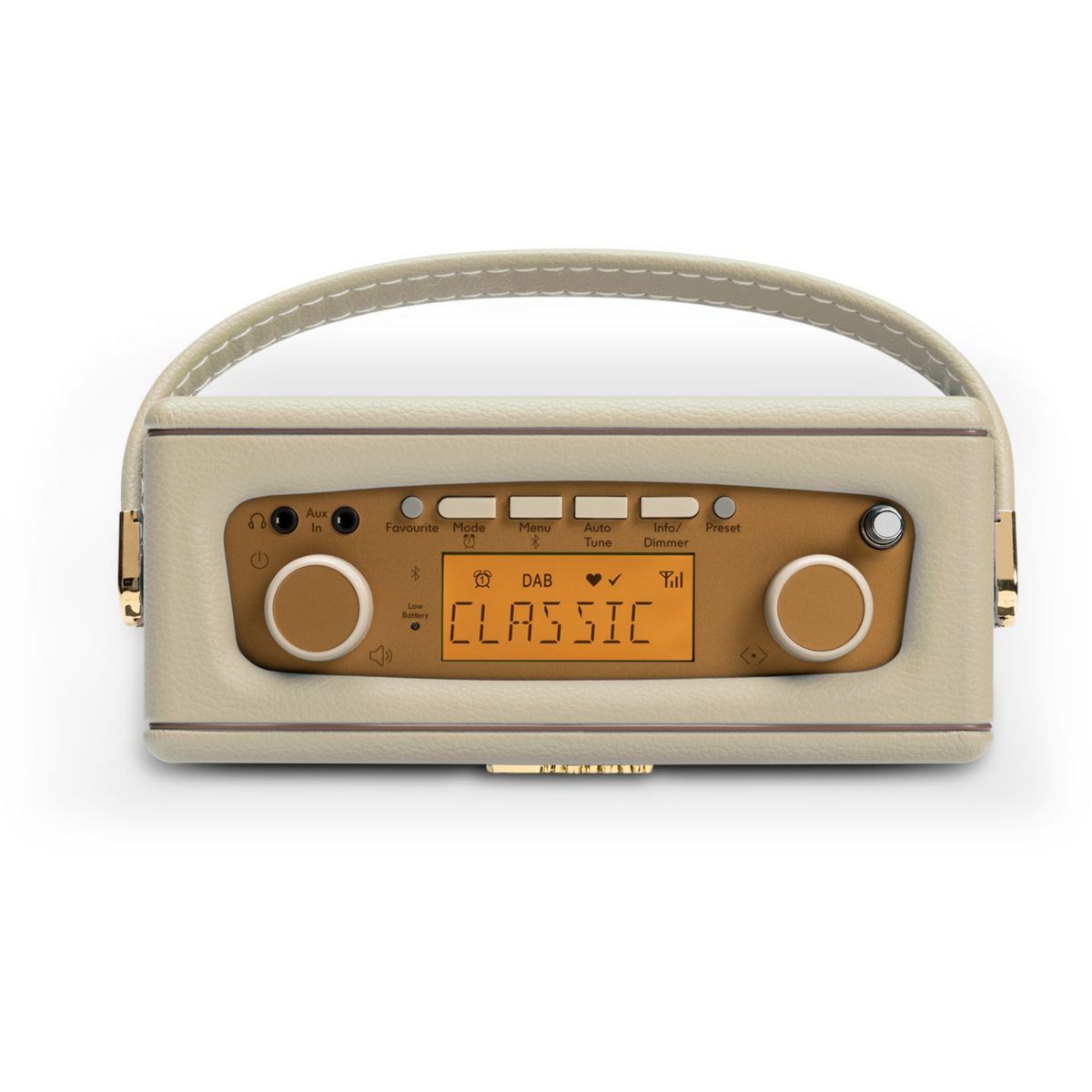 Radio DAB REVIVAL UNO BT CREME couleur unique, ROBERTS