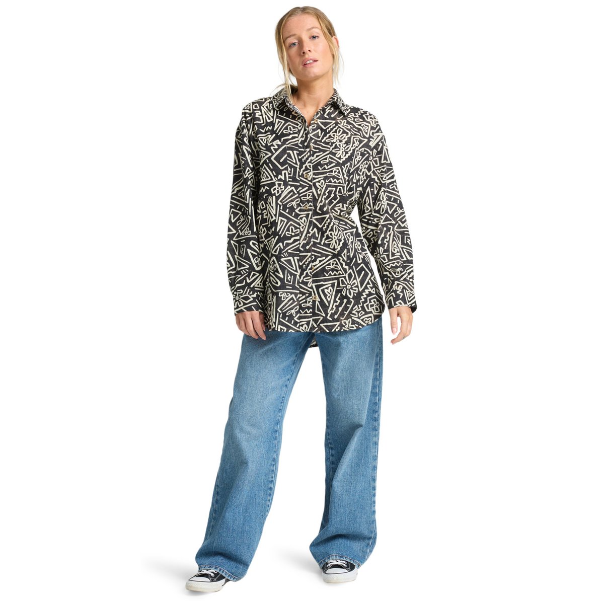 Chemise manches longues BE A DREAM noir black sands, BILLABONG