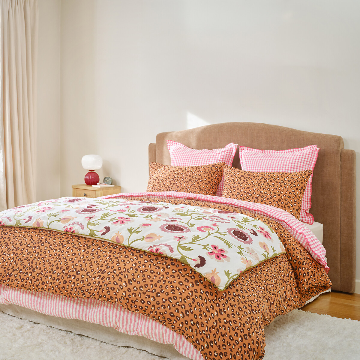 Tête de lit rembourrée, Odo bois de rose, LA REDOUTE INTERIEURS