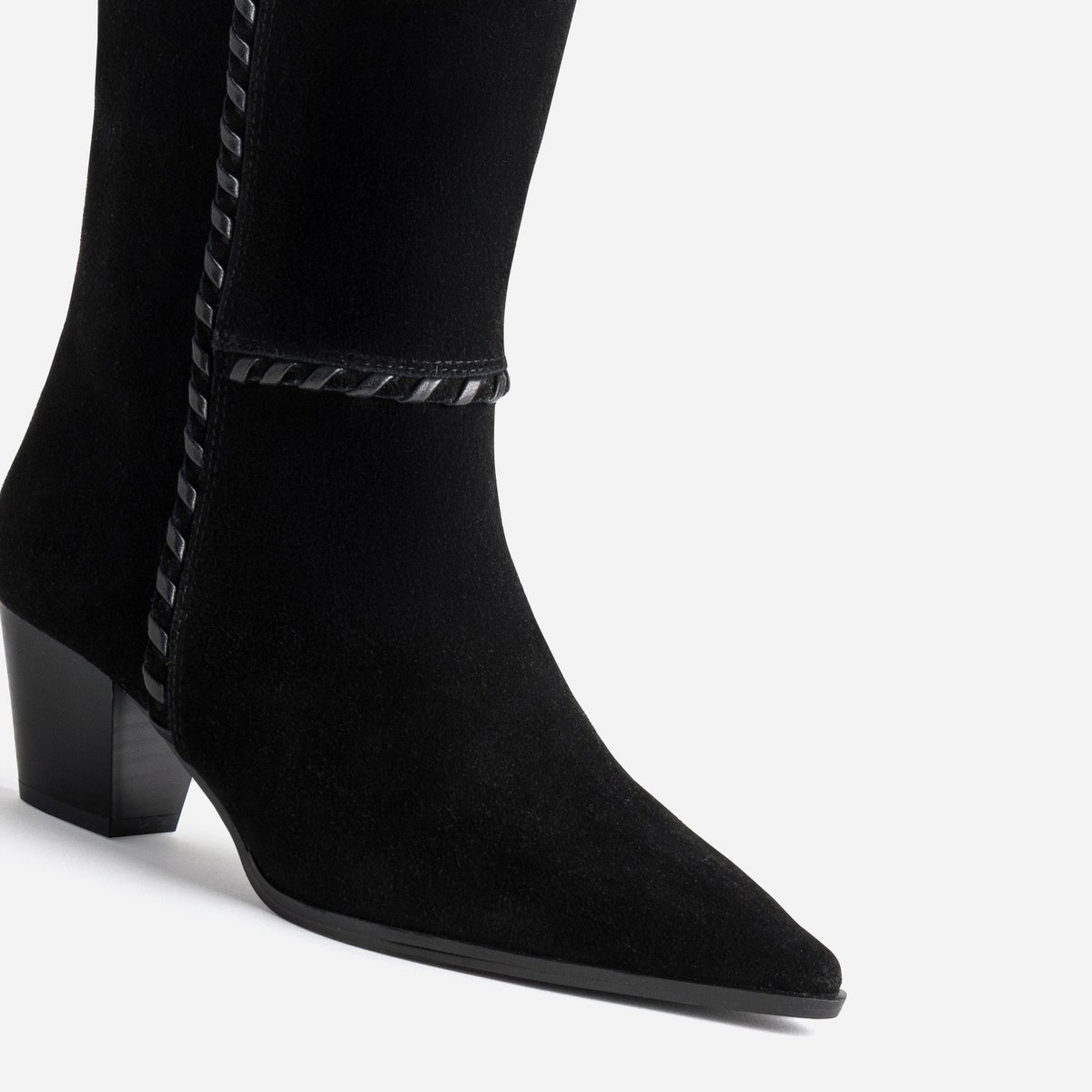 Botte À Talon en cuir MALIKA noir, ERAM