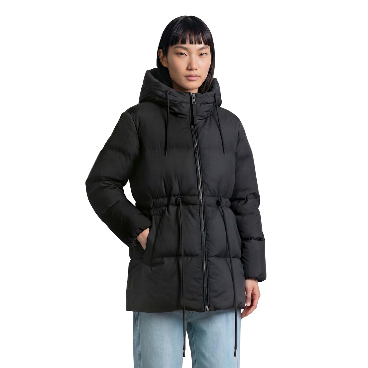 Doudoune matelassée coupe regular avec une surface hydrofuge noir, MARC O’POLO DENIM