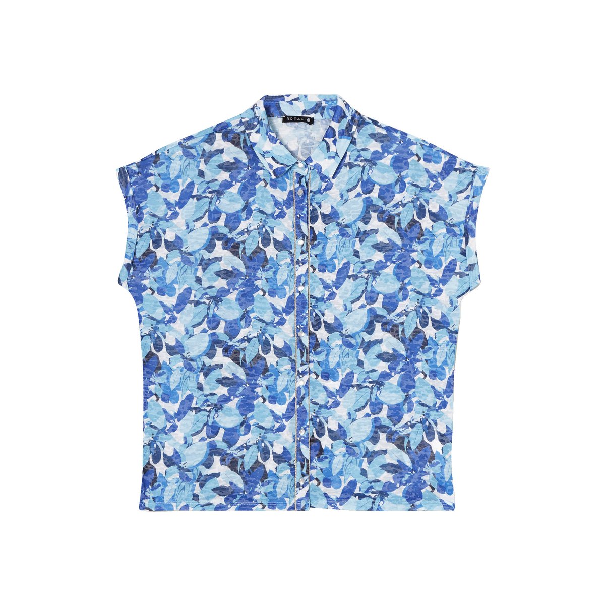 Chemise manches courtes bleu, BREAL
