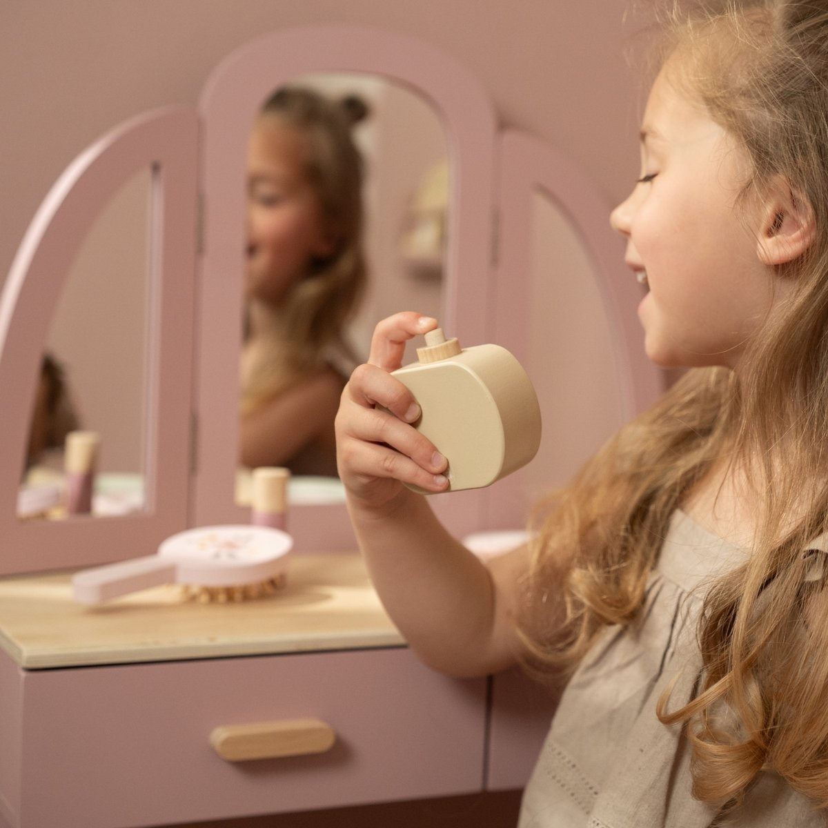 Coiffeuse rose, LITTLE DUTCH