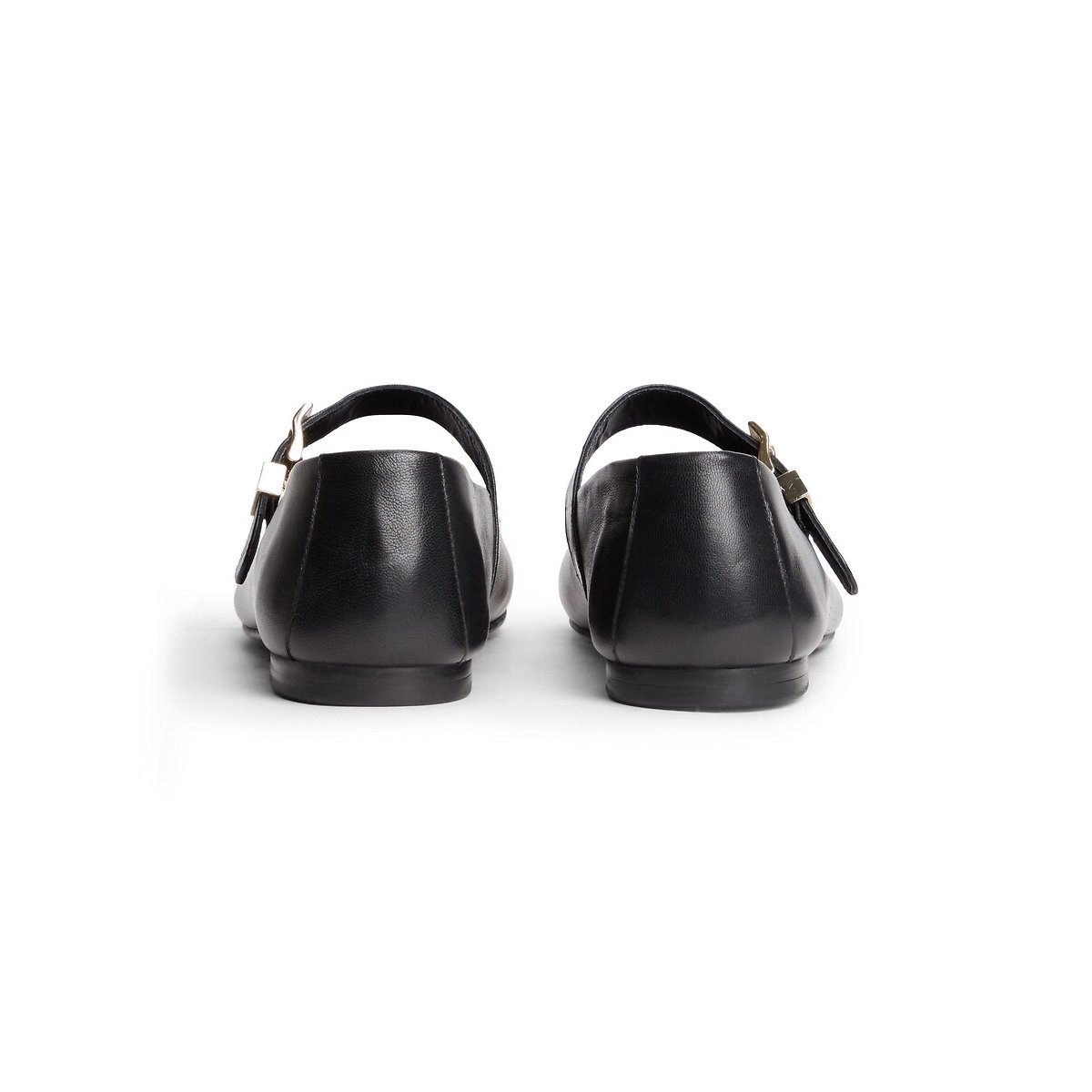 Ballerine basse in pelle nero , TOMMY HILFIGER