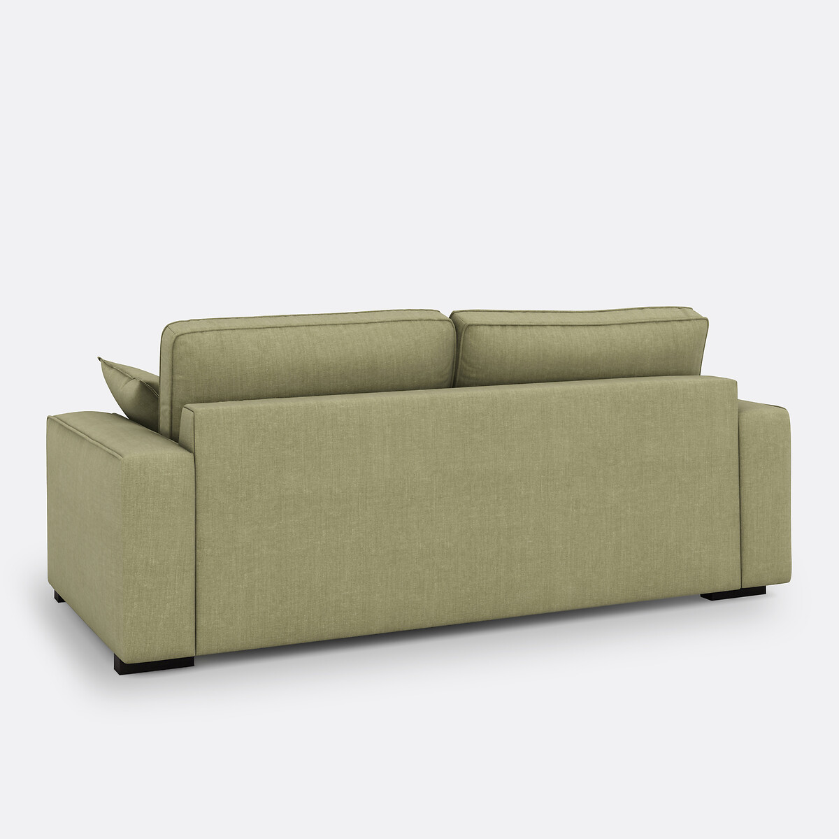 Divano letto cotone/lino, gommapiuma, Cécilia verde kaki, LA REDOUTE INTERIEURS