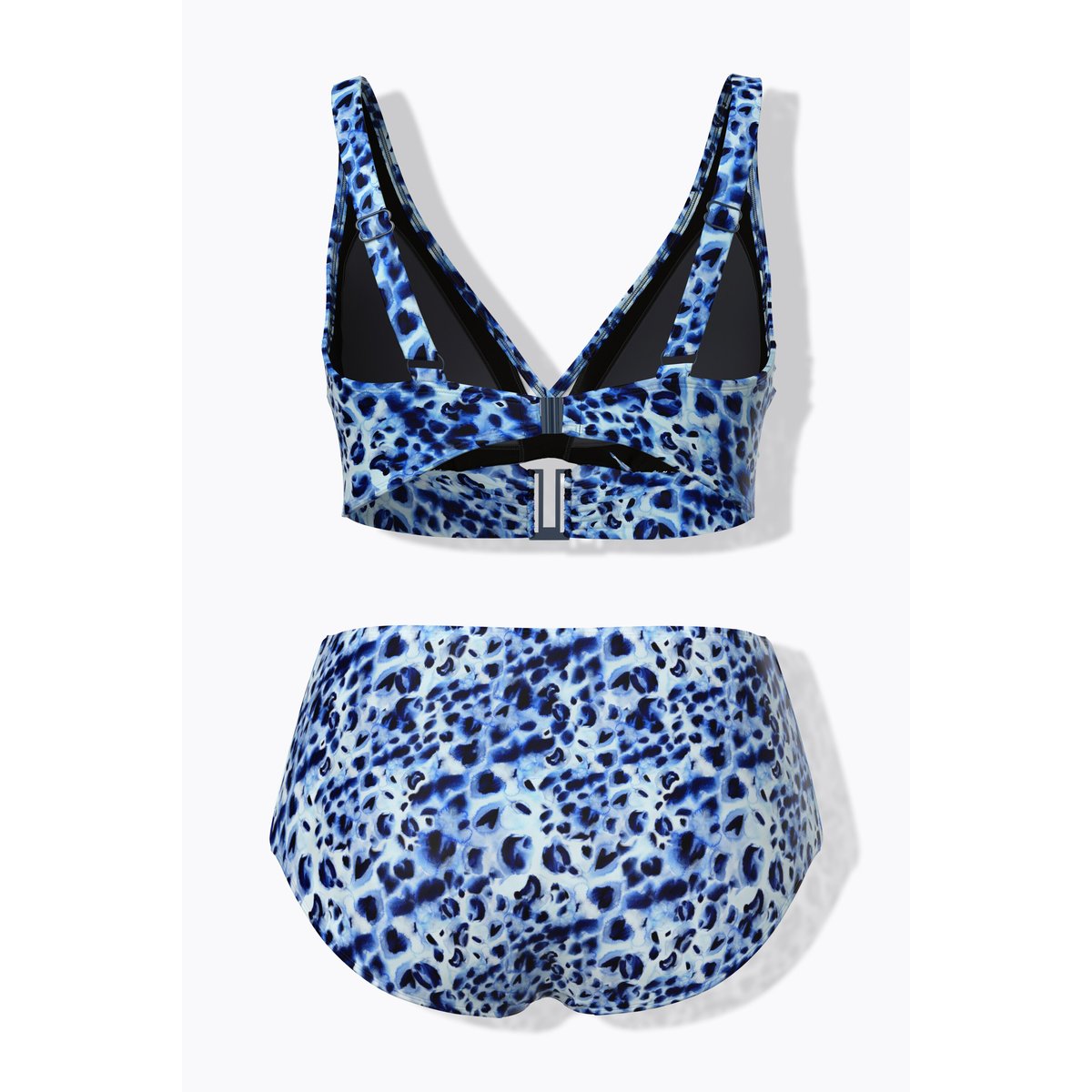 Bikini à bonnets souples bleu foncé, ULLA POPKEN