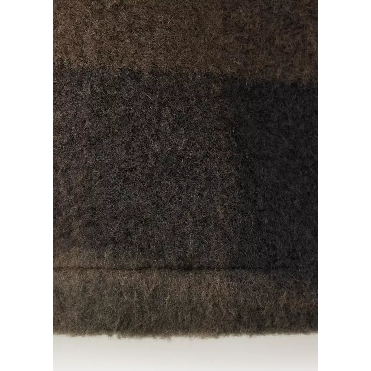 Surchemise laine mélangée carreaux kaki, MANGO MAN