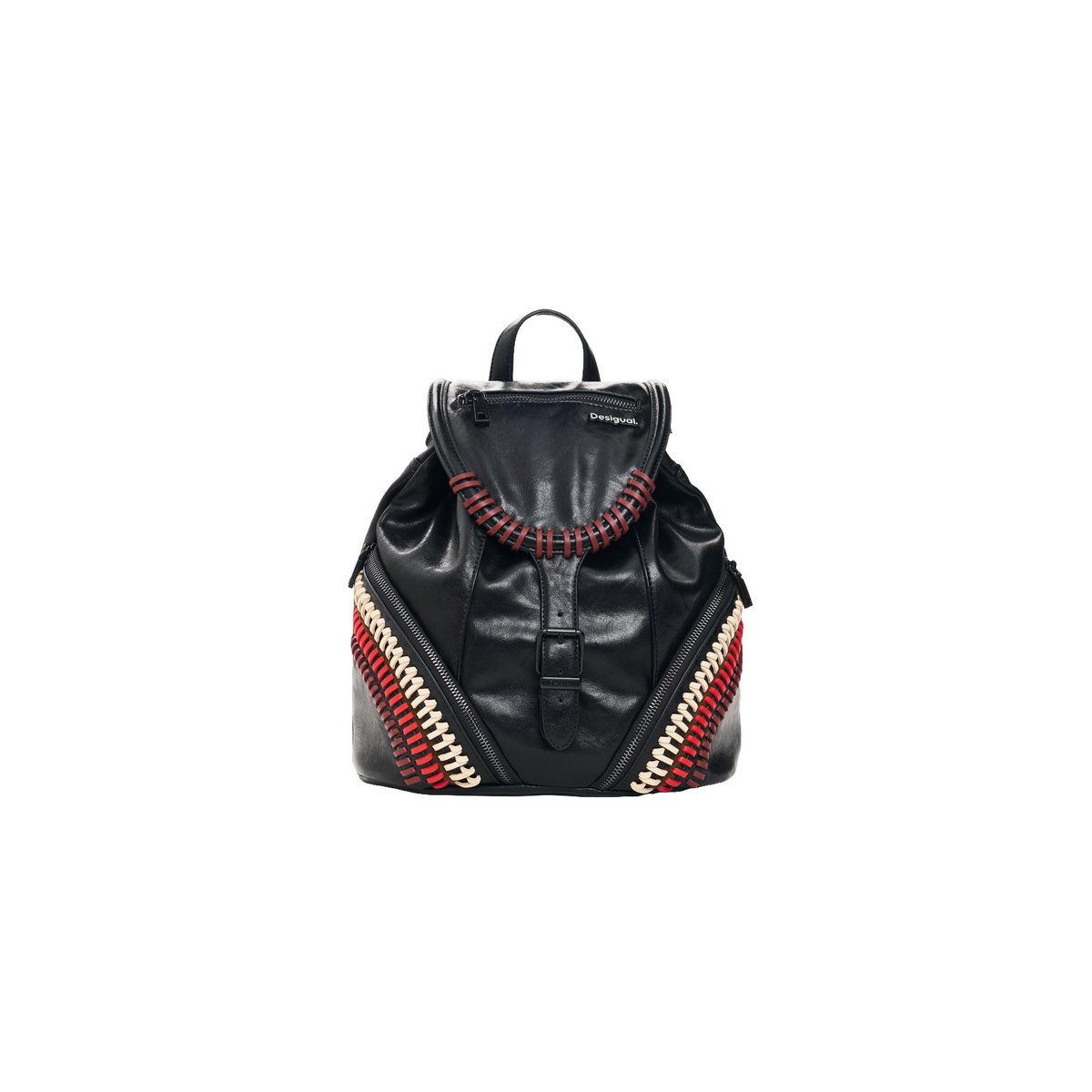 Petit sac à dos brodé noir, DESIGUAL