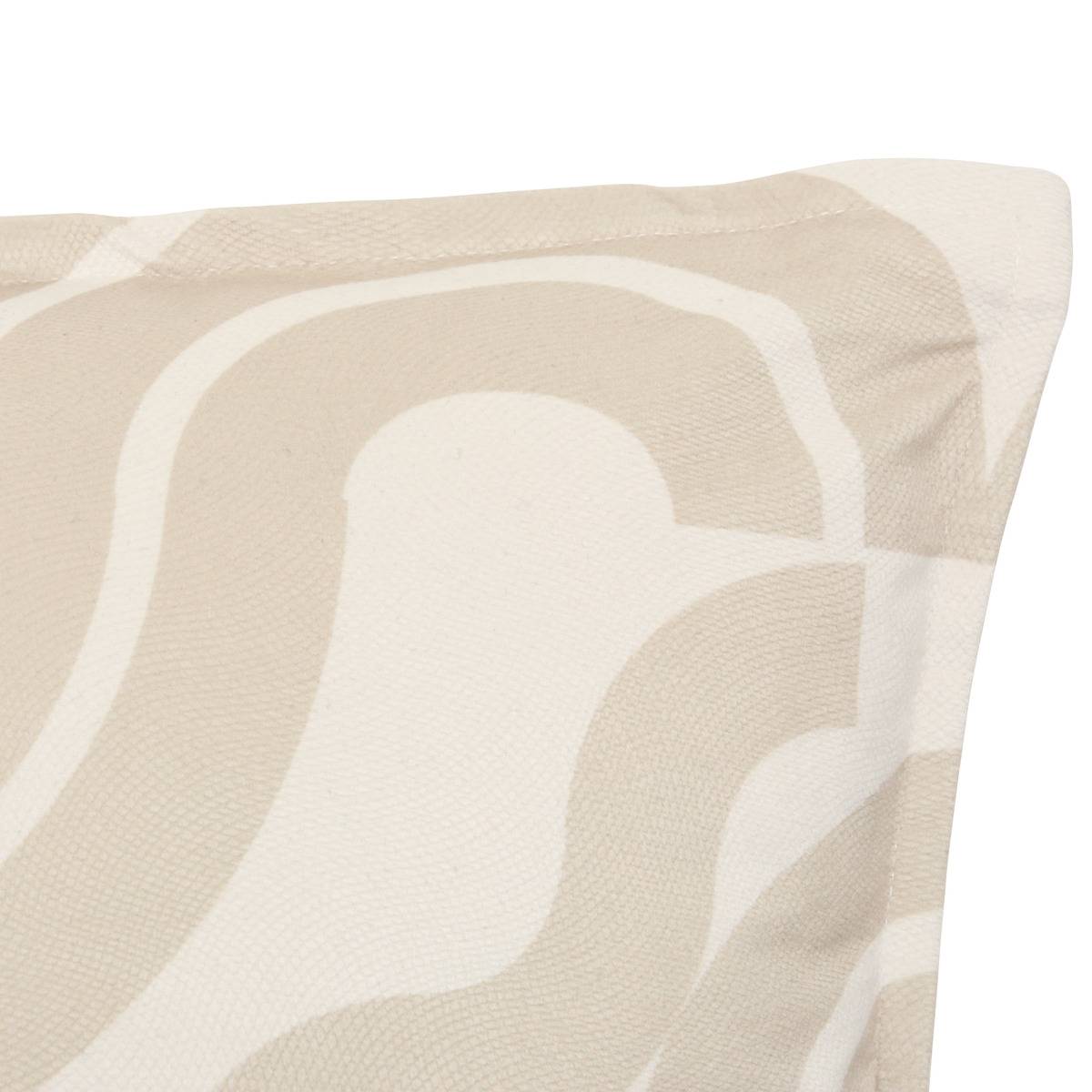 Coussin carré LILOU ivoire, ATMOSPHERA