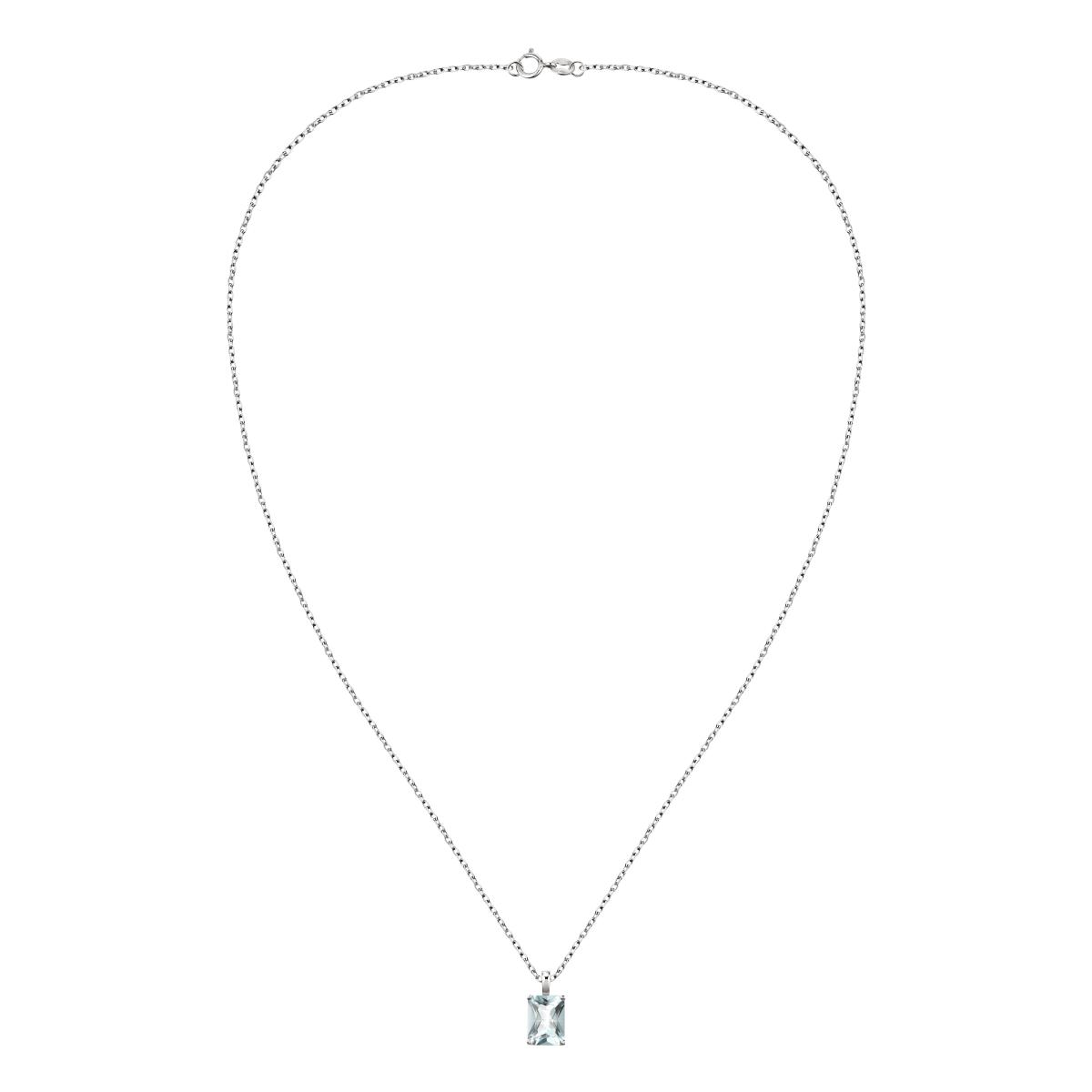 Collier en or blanc 750 MARINE argent, BLUESPIRIT