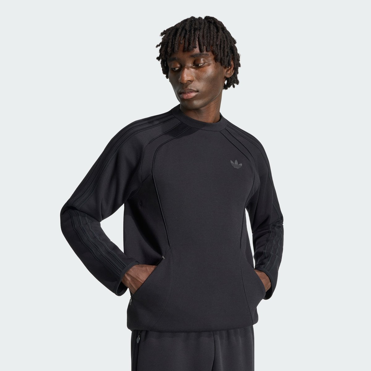 Sweat-Shirt Ras-Du-Cou Cutline Spacer Teamgeist 26 Sweat-Shirt Ras-Du-Cou Cutline Spacer Teamgeist 26 black, adidas Originals