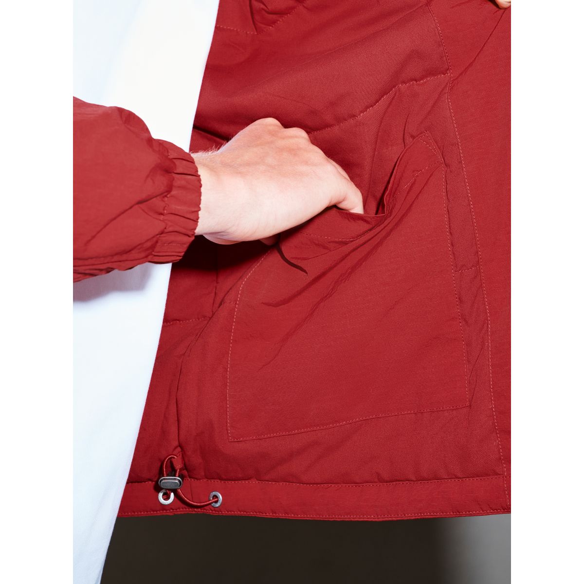 Veste à col et deux poches edit rouge, NEXT