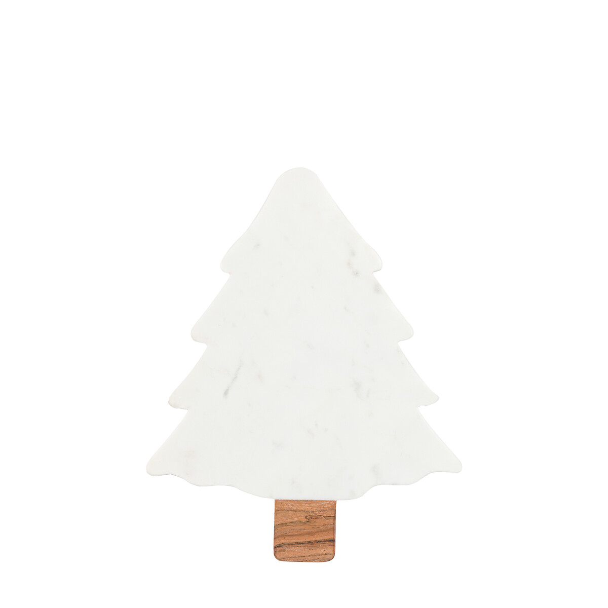 Marble Christmas Tree Serving Platter white, SO'HOME