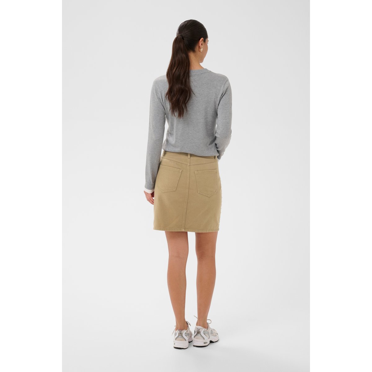 Manteau beige washed petrified oak twill, KAFFE