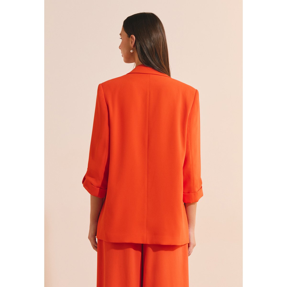 Veste blazer fluide VENUS orange, ETAM