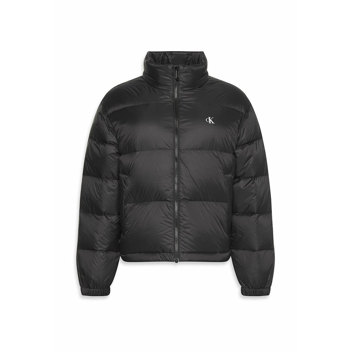 Piumino con collo alto nero , CALVIN KLEIN JEANS