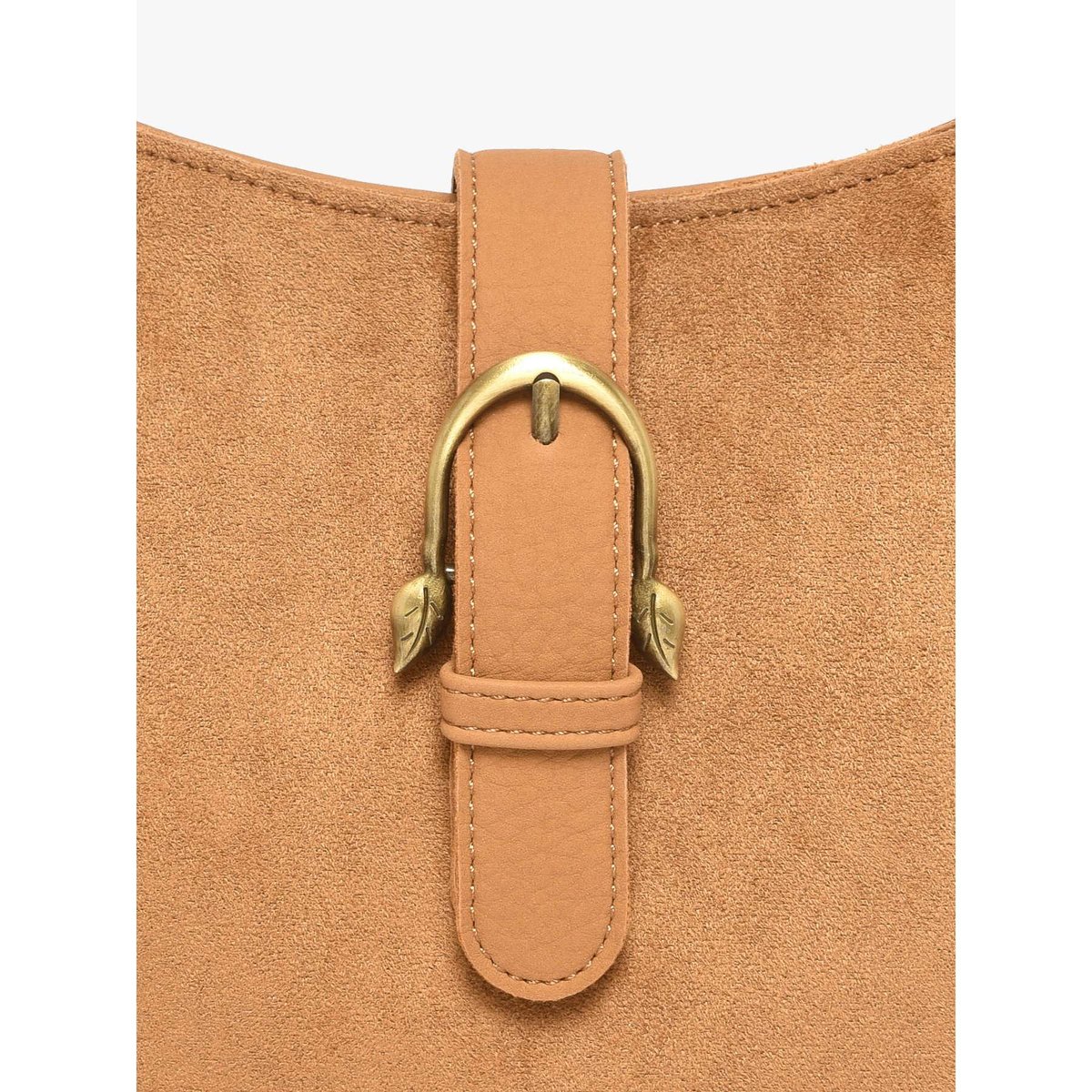 Sac porté épaule Ellebore camel, WOOMEN