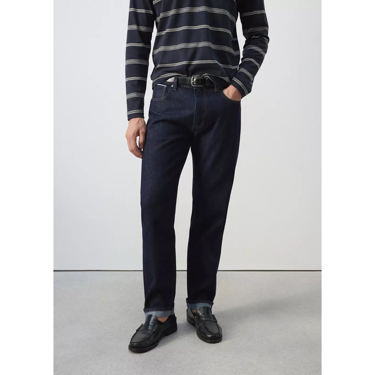 Jean regular fit 100 % coton bleu, MANGO MAN