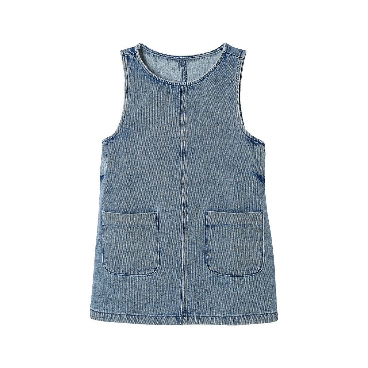 Robe chasuble bleu moyen, VERTBAUDET