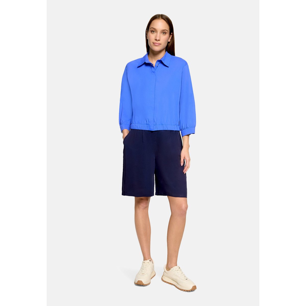 Veste façon blouse à col adria blue, BETTY BARCLAY
