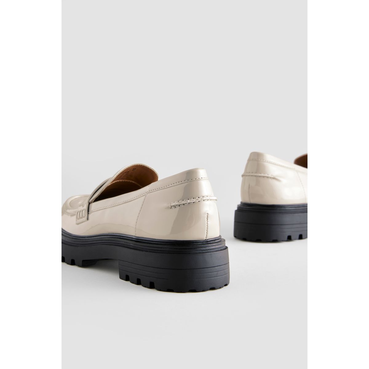 Mocassins à semelle épaisse os, NEXT