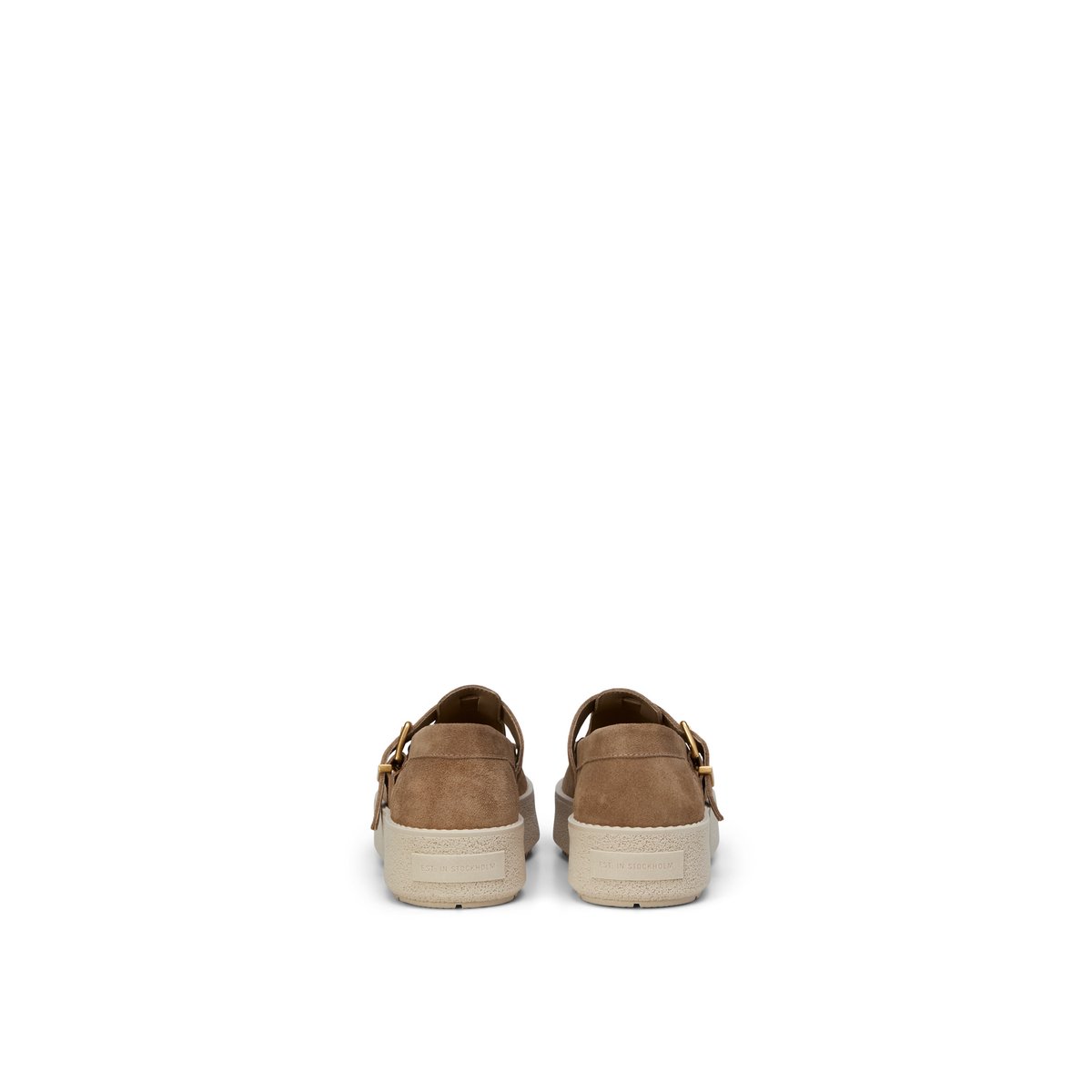 Mary-Jane-Loafer modèle Pia en cuir velours doux marron clair, MARC O'POLO