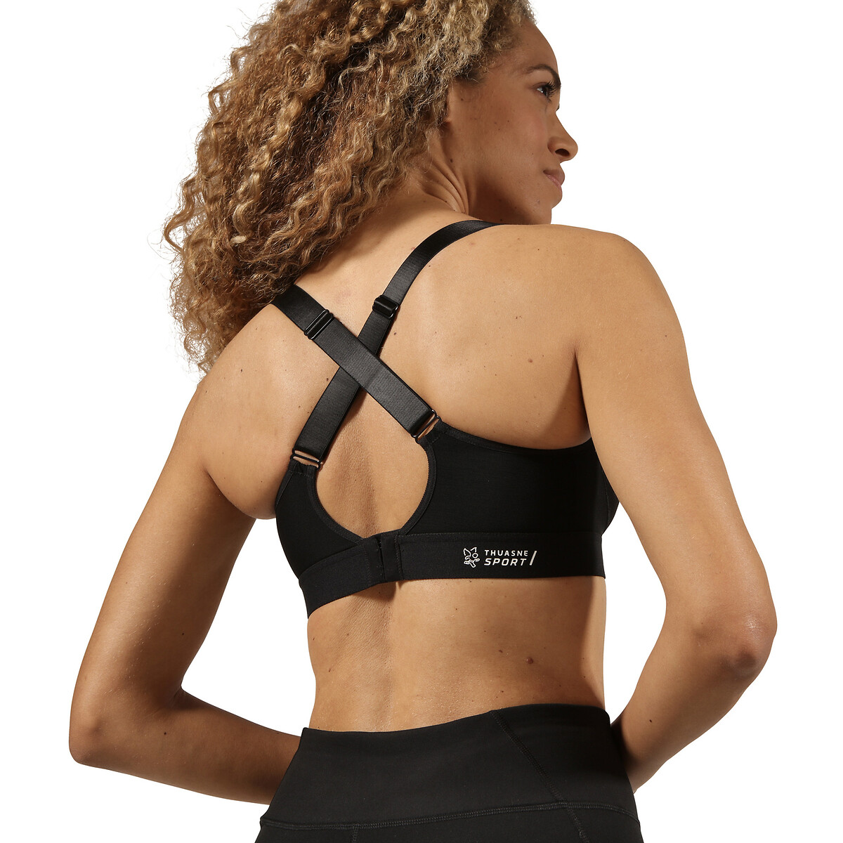 Power Up 4 Sports Bra black, THUASNE SPORT