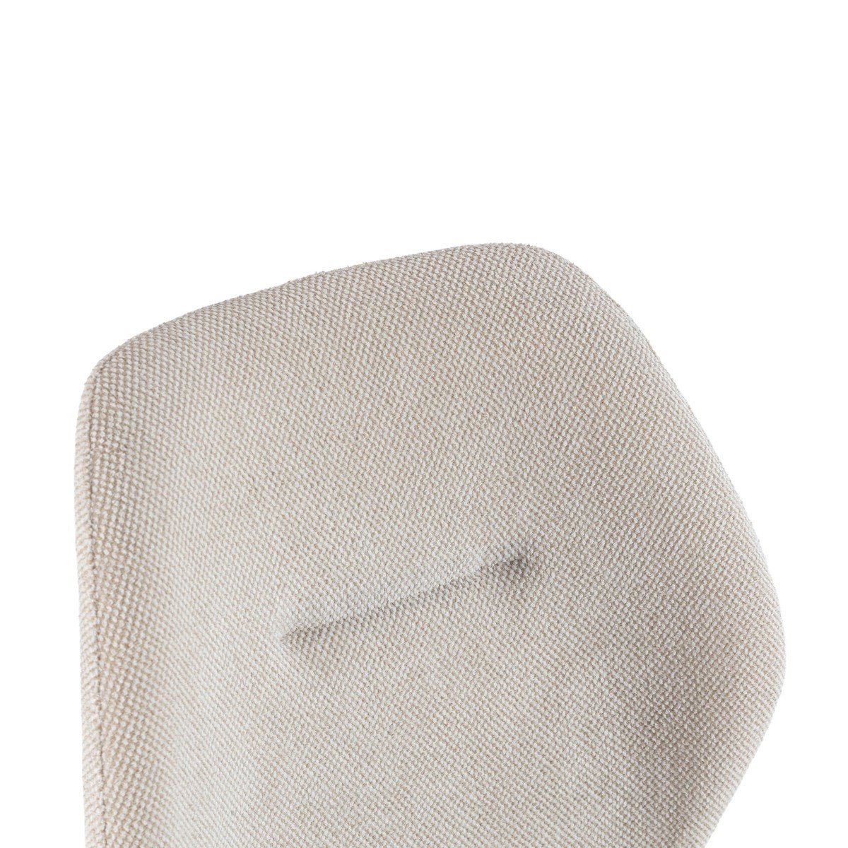 Lot de 4 chaises en tissu - ASHLEY crème, CALICOSY