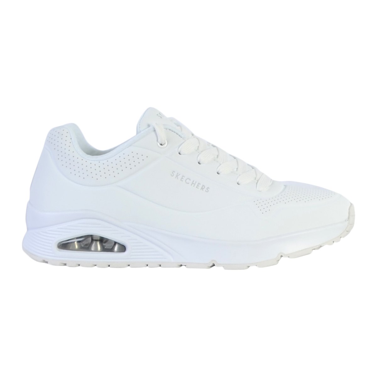 Basket à Lacets Stand On Air blanc, SKECHERS