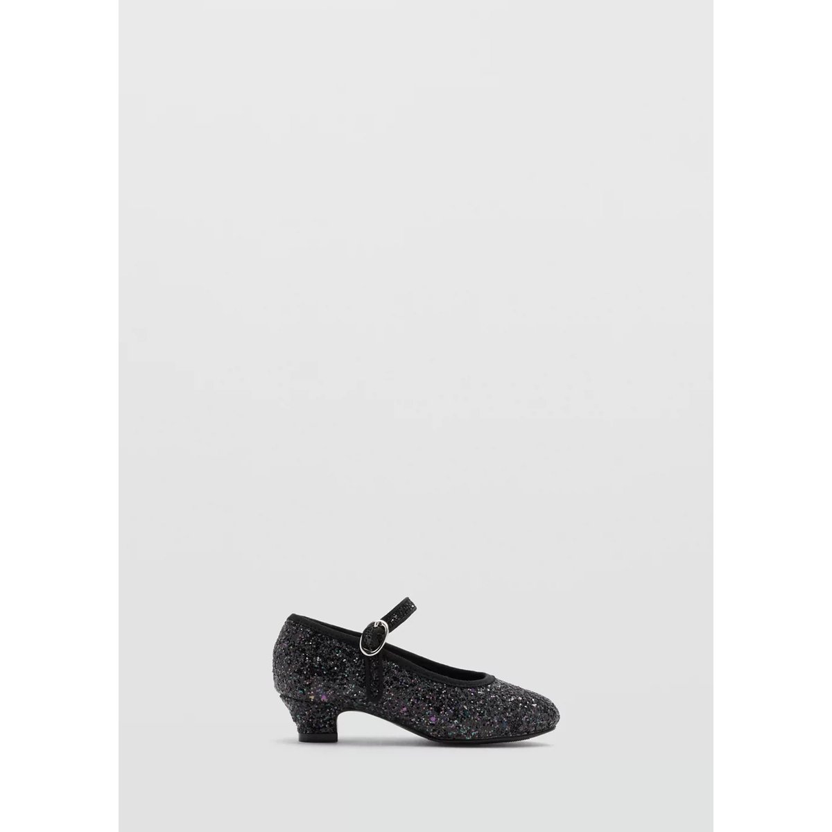 Chaussures à talon paillettes noir, MANGO KIDS