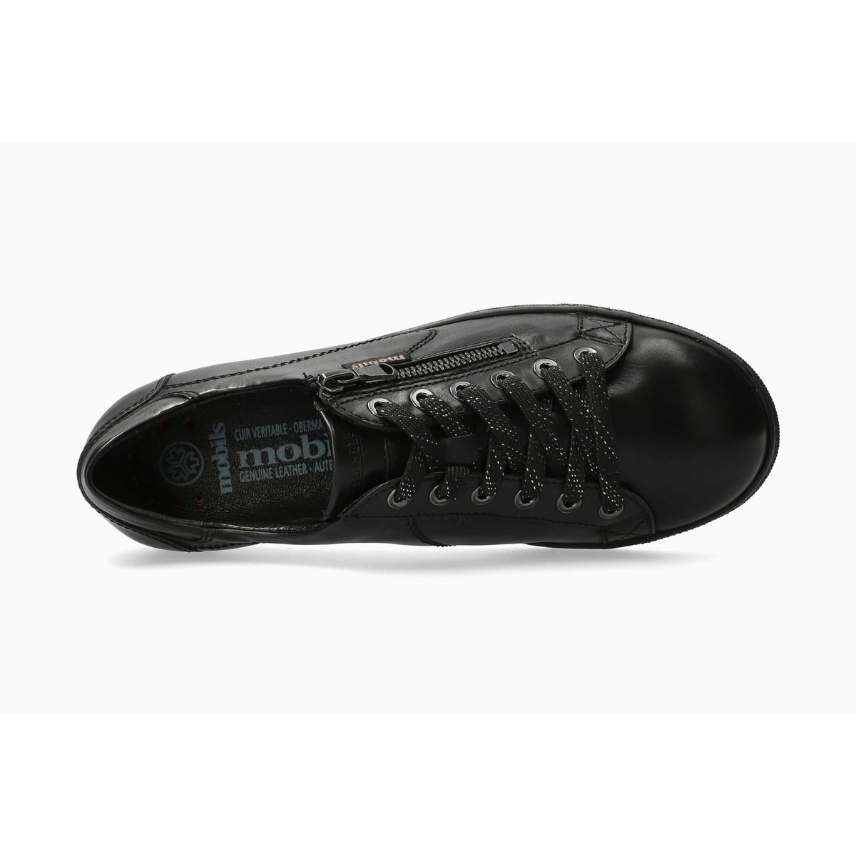 Baskets en cuir HAWAI noir 5125, MEPHISTO