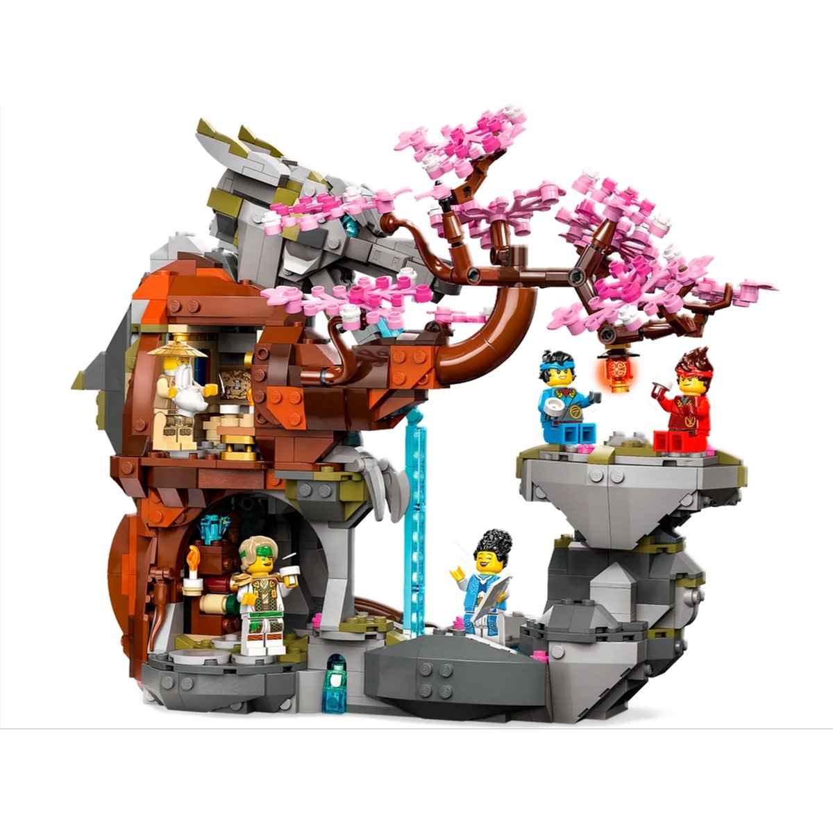 LEGO NINJAGO - Sanctuaire de la Roche du Dragon - Set de Construction 71819 multicolore, LEGO