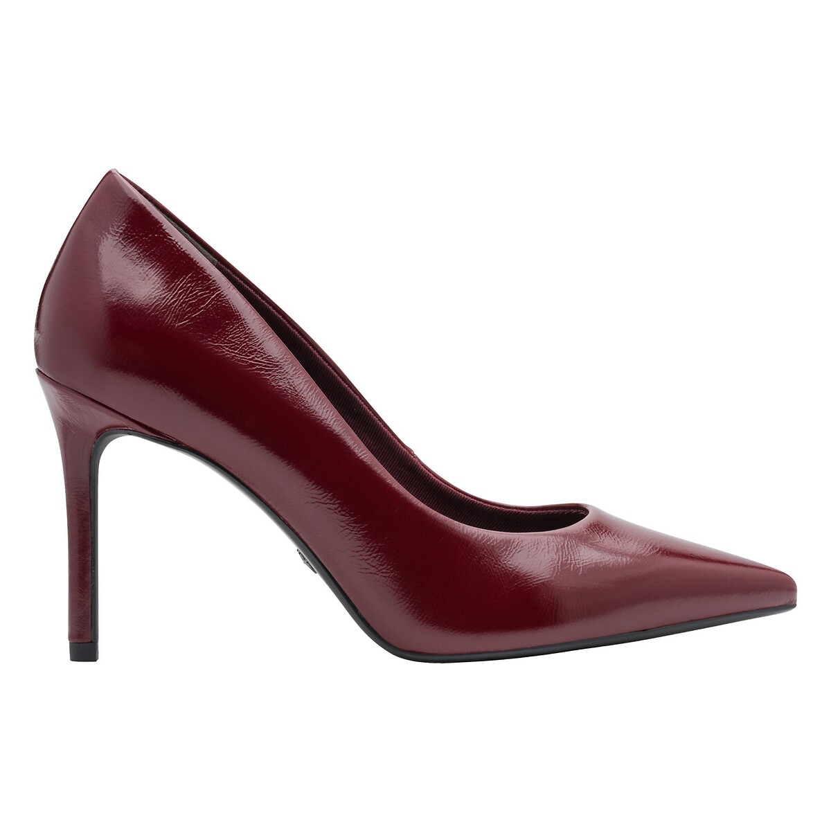 Escarpins pointus en cuir merlot, TAMARIS