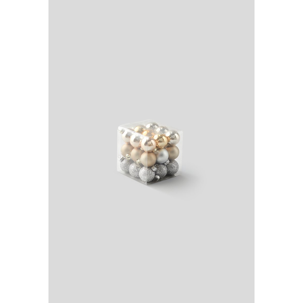 Boite de 27 boules plastiques, 30 mm multicolore, MONOPRIX