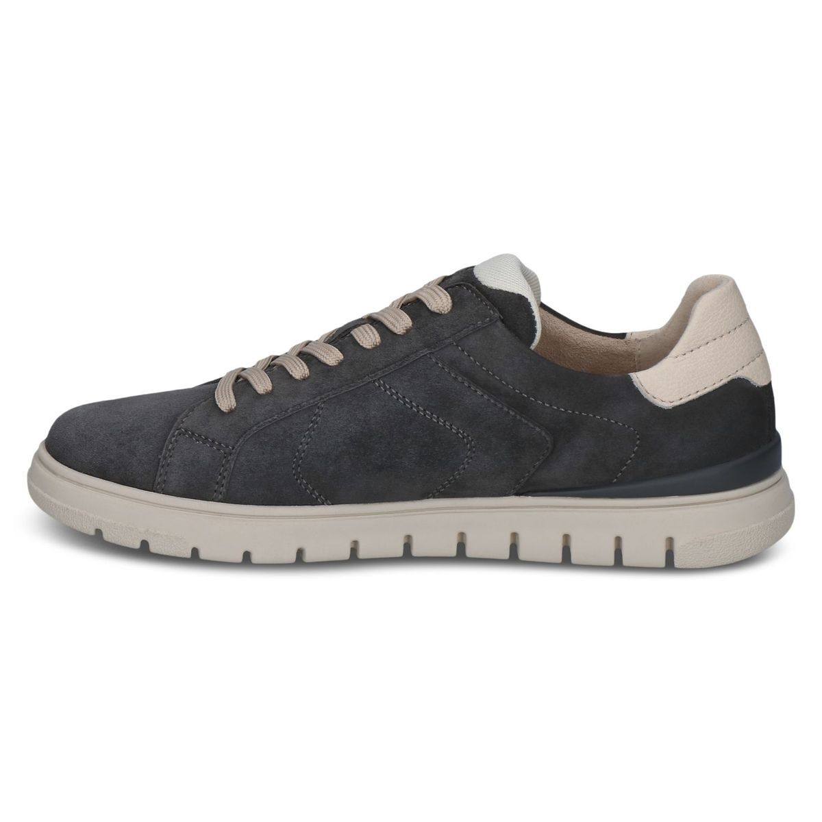 Basket en cuir gris clair, CAPRICE