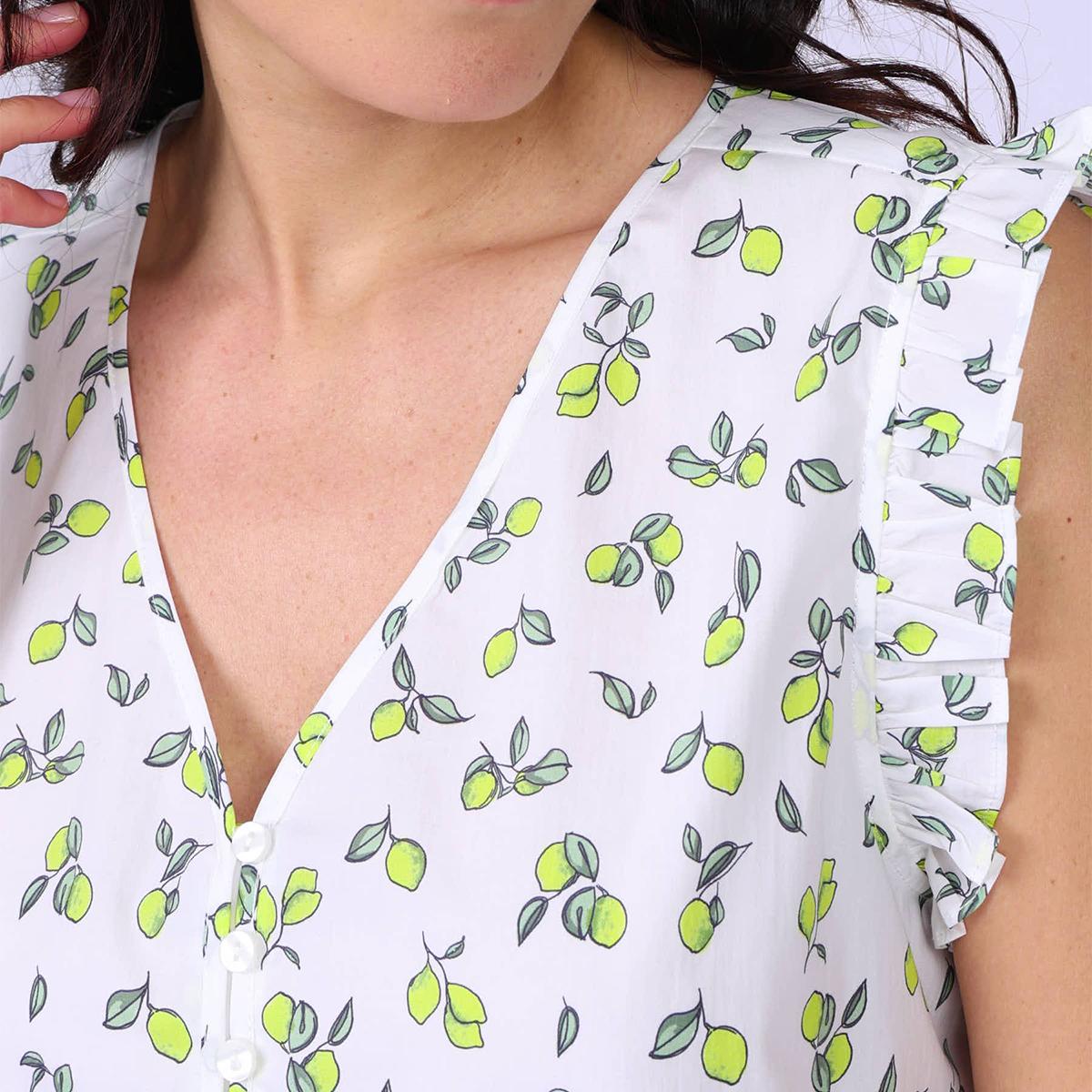 Top citrons Glenda blanc, MISE AU GREEN